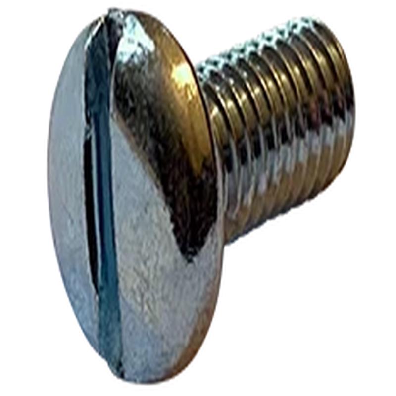 [1250 BULK] Machine Screws Slotted Pan Zinc Plated 8/32 X 2 1/2