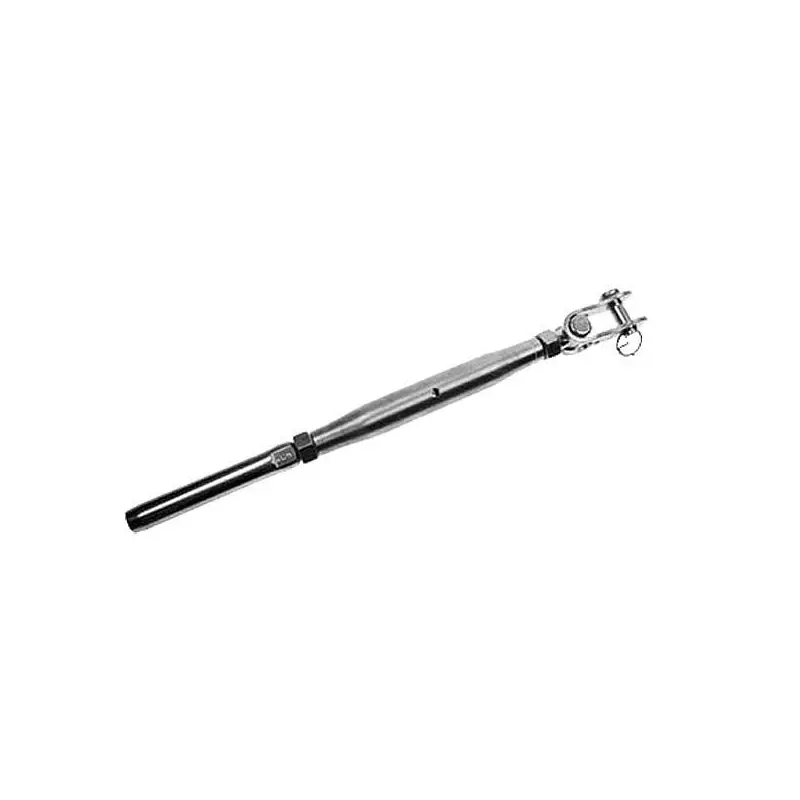 1/4" x 3-3/4" Toggle & Swage Stud Stainless Steel Turnbuckle | 1/8" Cable
