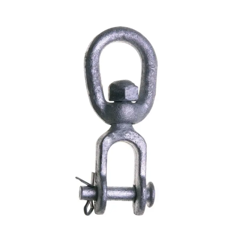 Galvanized Jaw & Eye Swivel - Carbon Steel - 3/8"